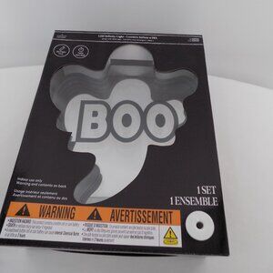 Ashland Halloween LED Infinity Light Ghost BOO Sign Battery Operated Timer New